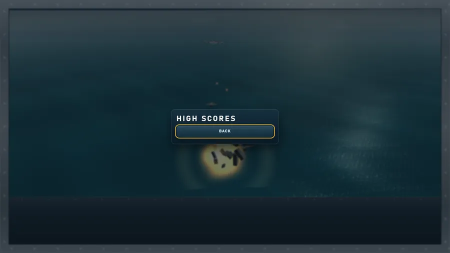 The High Scores card: ten runs from 86400 down to 2100, each with the stage it reached, gold, silver and bronze on top